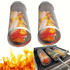Stainless Steel Portable BBQ Grill Net for Outdoor Camping