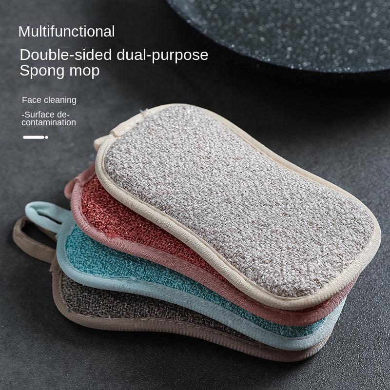 Double-sided Dishcloth Sponge Pot Brush Cleaning Sponge