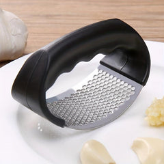 2pcs Stainless Steel Garlic Press Rocker Metal Garlic Mincer Washable Crusher