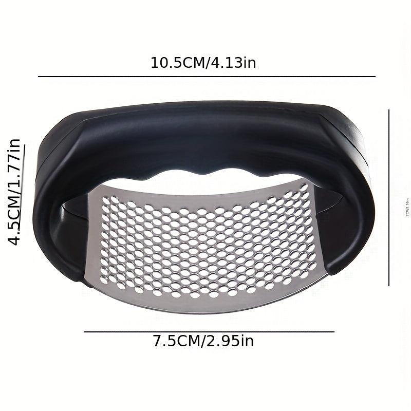 2pcs Stainless Steel Garlic Press Rocker Metal Garlic Mincer Washable Crusher