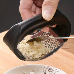 2pcs Stainless Steel Garlic Press Rocker Metal Garlic Mincer Washable Crusher