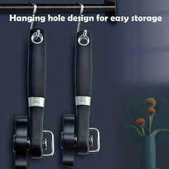 Smooth Edge Stainless Steel Can Opener with Large Knob