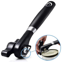 Smooth Edge Stainless Steel Can Opener with Large Knob