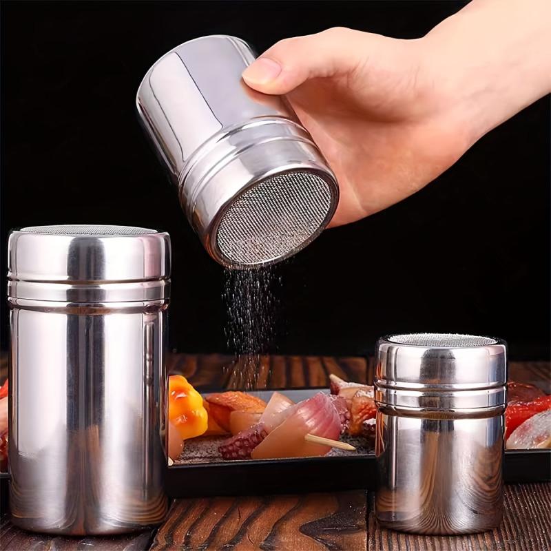 Powdered Sugar Shaker Cocoa Powder Mesh Shaker