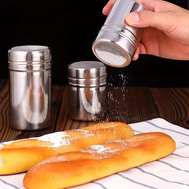 Powdered Sugar Shaker Cocoa Powder Mesh Shaker