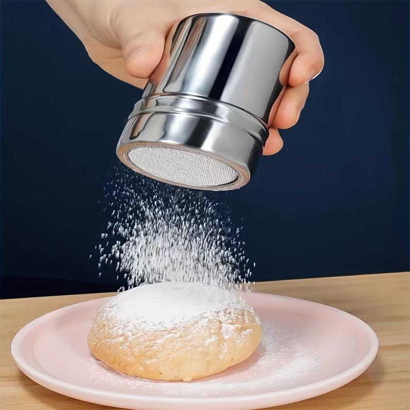 Powdered Sugar Shaker Cocoa Powder Mesh Shaker