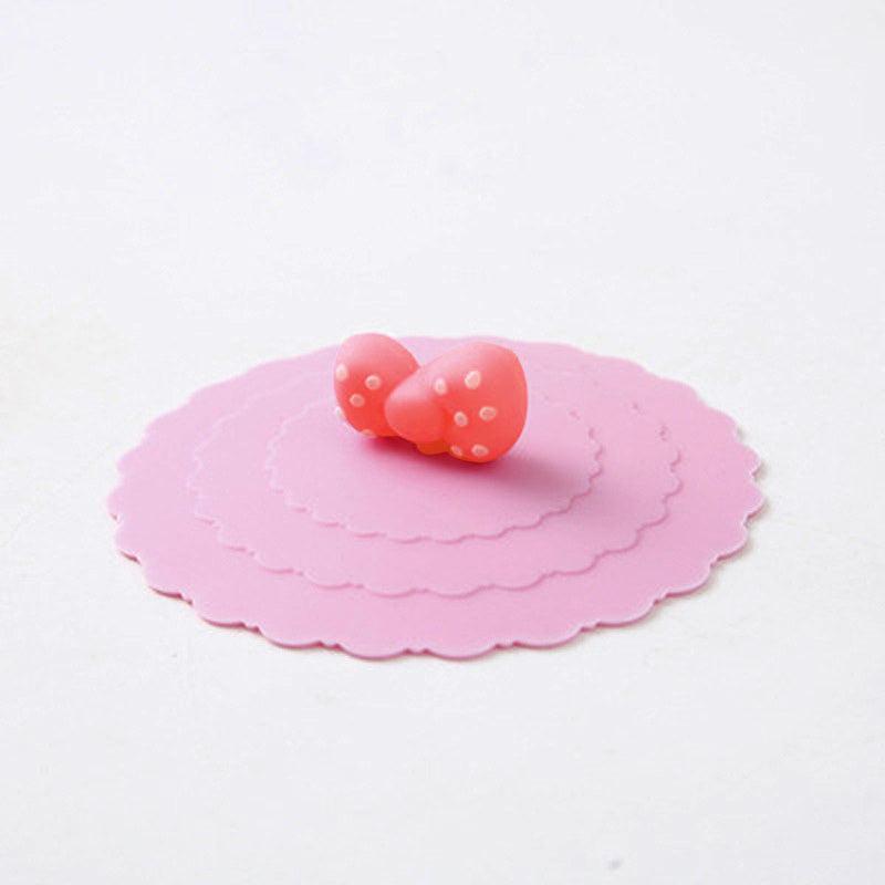 Silicone Cup Cover Leakproof Dustproof for Tea Cup Water Cup Sealed Bowl Lid
