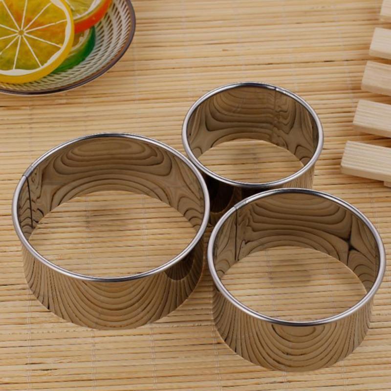 3pcs Stainless Steel Dumplings Molds Set, Cookie Cutters Pastry Maker