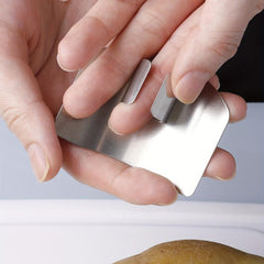 Stainless Steel Finger Guard for Slicing - Safety Cutting Protector