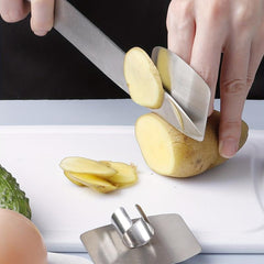 Stainless Steel Finger Guard for Slicing - Safety Cutting Protector