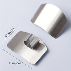 Stainless Steel Finger Guard for Slicing - Safety Cutting Protector