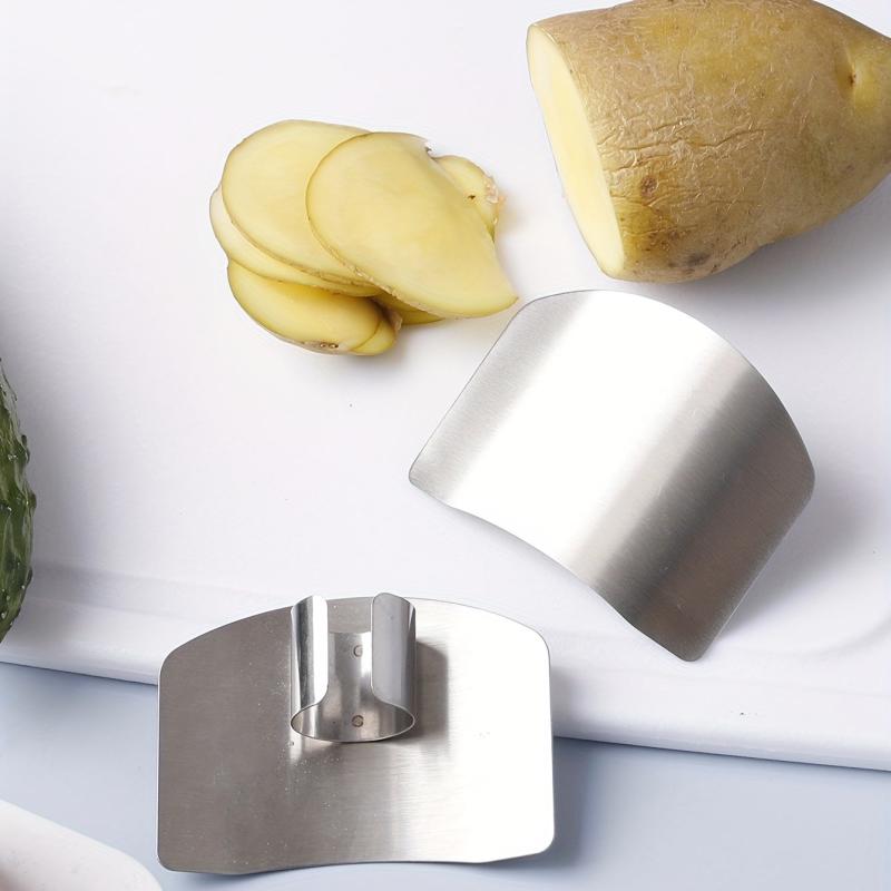 Stainless Steel Finger Guard for Slicing - Safety Cutting Protector