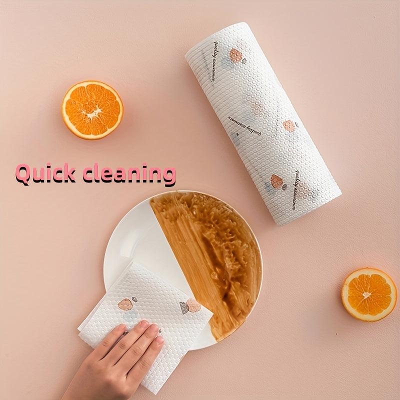 Disposable Lazy Rag Wet & Dry Cleaning Paper Towels