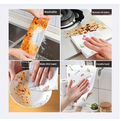 Disposable Lazy Rag Wet & Dry Cleaning Paper Towels
