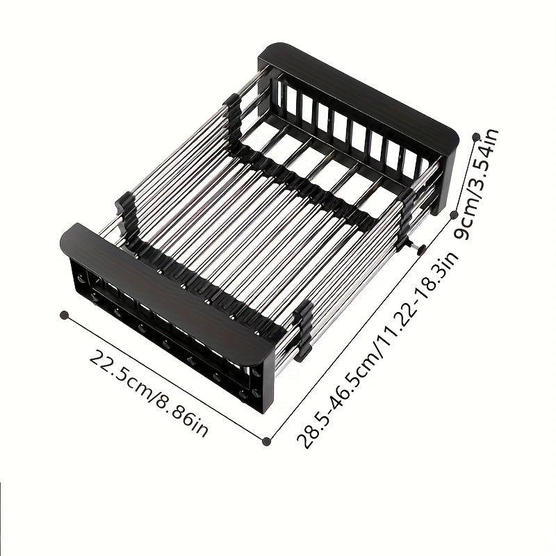 Stainless Steel Kitchen Drain Rack for Sink Shelf Storage