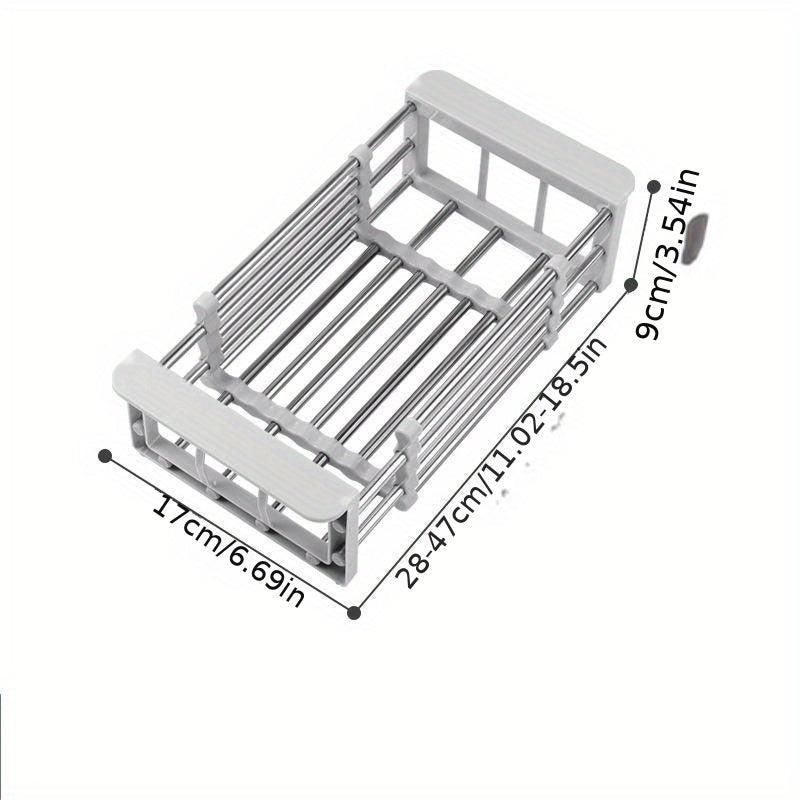 Stainless Steel Kitchen Drain Rack for Sink Shelf Storage