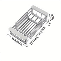 Stainless Steel Kitchen Drain Rack for Sink Shelf Storage