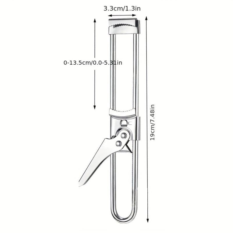 Adjustable Stainless Steel Jar & Bottle Opener