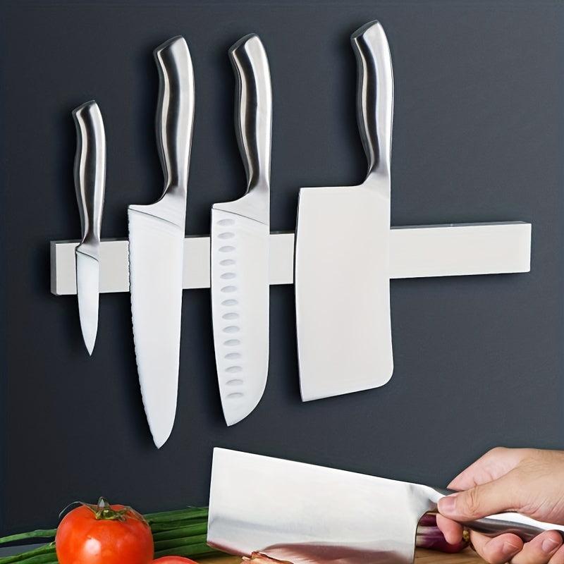Stainless Steel Magnetic Holder for Kitchen Utensils - Strong Magnetic Strip