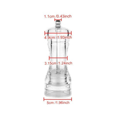 Acrylic Spice Grinder Manual Sea Salt Mill Spice Crusher