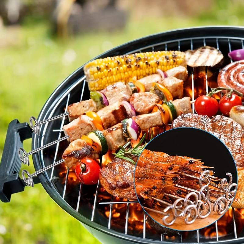 Kitchen Air Fryer Rack BBQ Grill Tray Stand Roasting Meat Food Holder Tool