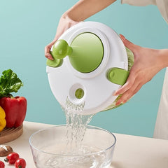 Portable Mini Salad Spinner with Locking Lid and Handle