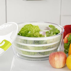 Portable Mini Salad Spinner with Locking Lid and Handle