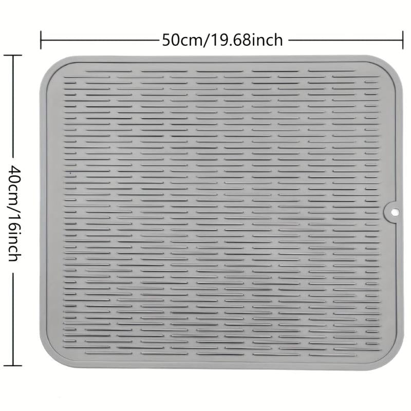 Silicone Drying Mat Dish Pad Kitchen Washstand Drain Mat