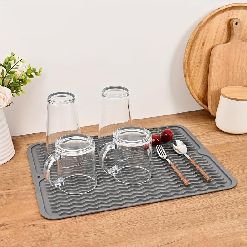 Silicone Drying Mat Dish Pad Kitchen Washstand Drain Mat