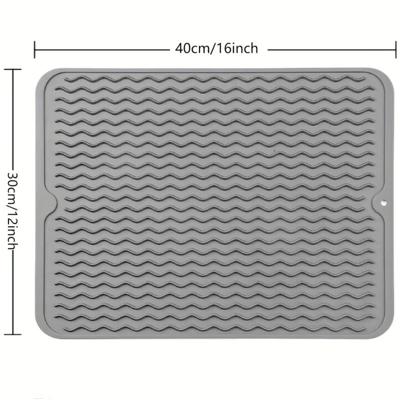 Silicone Drying Mat Dish Pad Kitchen Washstand Drain Mat