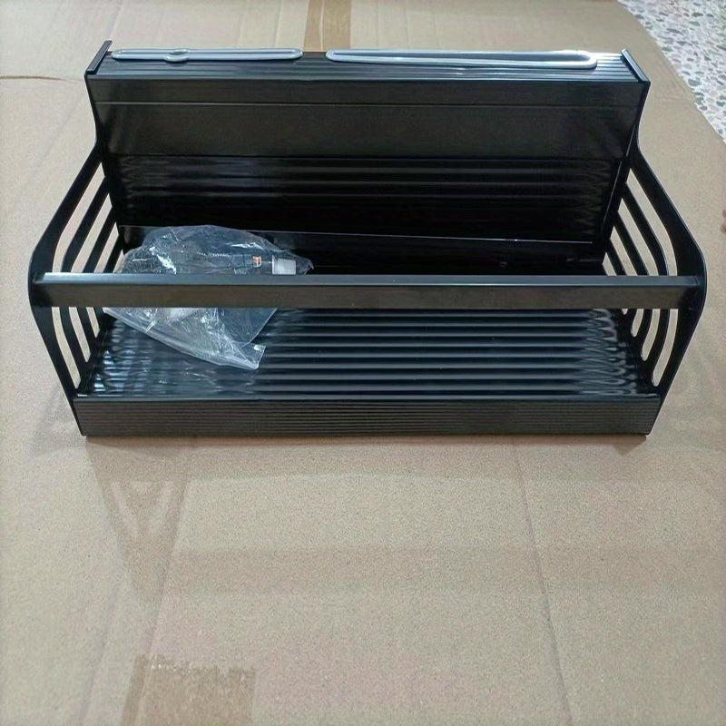 Kitchen Spice Storage Rack Cupboard Kitchen Rack With Hook Wall Mounted