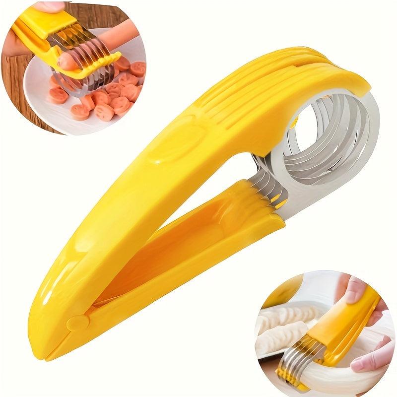 Stainless Steel Fruit Slicer - Reusable & Dishwasher Safe