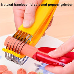 Stainless Steel Fruit Slicer - Reusable & Dishwasher Safe