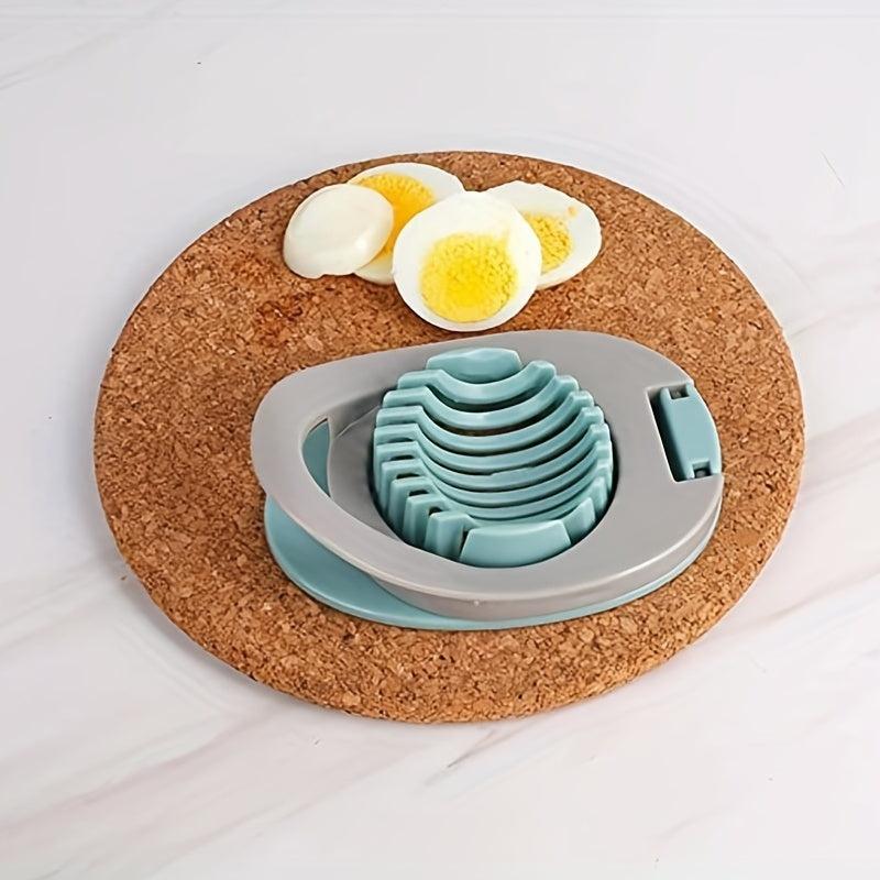 Stainless Steel Egg Slicer - Perfectly Slice Eggs, Fruits & More