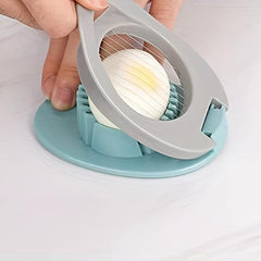 Stainless Steel Egg Slicer - Perfectly Slice Eggs, Fruits & More