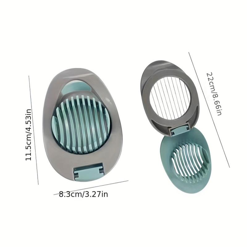 Stainless Steel Egg Slicer - Perfectly Slice Eggs, Fruits & More