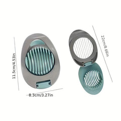 Stainless Steel Egg Slicer - Perfectly Slice Eggs, Fruits & More