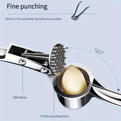 Metal Garlic Press Multifunctional Garlic Mincer Kitchen Chopper