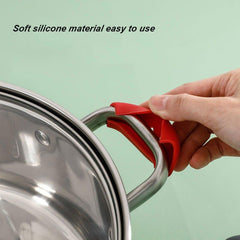 Portable Pot Holder Sleeve Silicone Pot Holder - Pan Handle Cover Grip