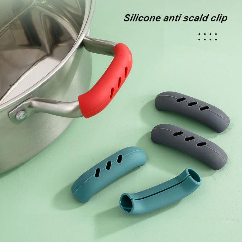 Portable Pot Holder Sleeve Silicone Pot Holder - Pan Handle Cover Grip