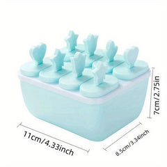 Reusable Mini Ice Cream Molds for Summer Fun - Beach and Kitchen Gadgets
