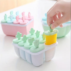 Reusable Mini Ice Cream Molds for Summer Fun - Beach and Kitchen Gadgets
