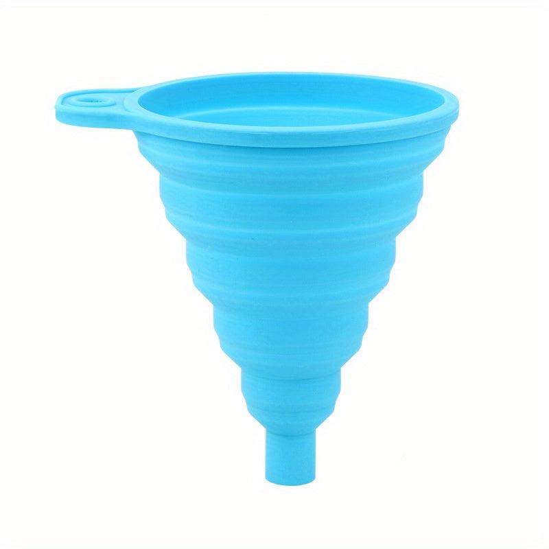 Silicone Collapsible Funnel for Liquid Transfer - Small and Large Kitchen Gadget