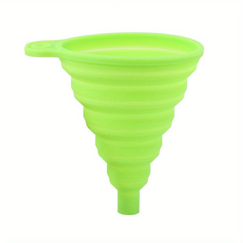 Silicone Collapsible Funnel for Liquid Transfer - Small and Large Kitchen Gadget