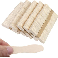 100pcs Mini Wooden Ice Cream Spoons for Desserts and Sampling