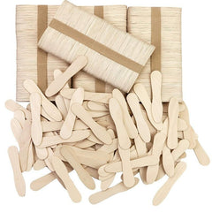 100pcs Mini Wooden Ice Cream Spoons for Desserts and Sampling
