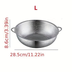 Stainless Steel Drain Basket Vegetable Colander