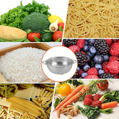 Stainless Steel Drain Basket Vegetable Colander