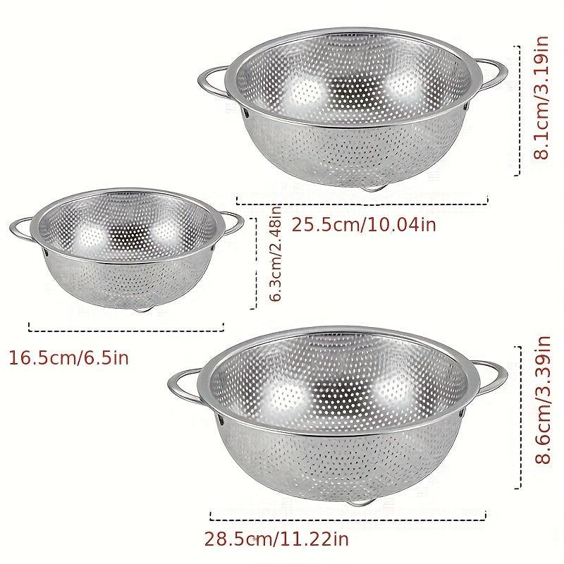 Stainless Steel Drain Basket Vegetable Colander