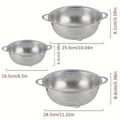 Stainless Steel Drain Basket Vegetable Colander